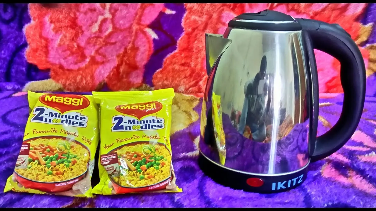 Cooking Maggi in Electric Kettle