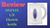 Ovente 1.7L Cordless Electric Kettle: A Comprehensive Review